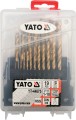 YATO ZESTAW WIERTEŁ DO METALU HSS-TIN 19 SZT. 1-10MM YT-44675
