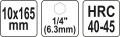 YATO WIERTŁO DO DREWNA 4-OSTRZOWE 10 MM HEX YT-44680