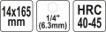 YATO WIERTŁO DO DREWNA 4-OSTRZOWE 14MM HEX YT-44682