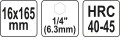 YATO WIERTŁO DO DREWNA 4-OSTRZOWE 16MM HEX YT-44683