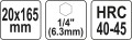 YATO WIERTŁO DO DREWNA 4-OSTRZOWE 20MM HEX YT-44685