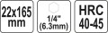 YATO WIERTŁO DO DREWNA 4-OSTRZOWE 22MM HEX YT-44686