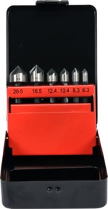 YATO ZESTAW POGŁĘBIACZY DO METALU 6,3-20,5MM 6 SZT. HEX YT-44729