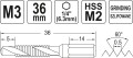 YATO WIERTŁO-GWINTOWNIK M3 HEX YT-44840
