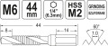 YATO WIERTŁO-GWINTOWNIK M6 HEX YT-44843