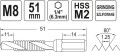 YATO WIERTŁO-GWINTOWNIK M8 HEX YT-44845