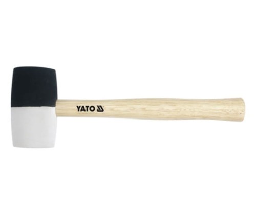 YATO MŁOTEK GUMOWY Z DREWNIANYM TRZONKIEM 340G YT-4601