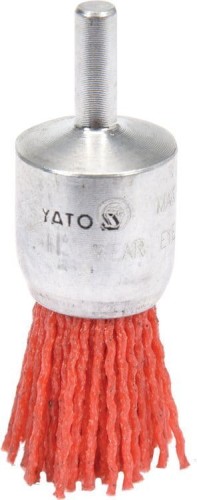 YATO SZCZOTKA CZOŁOWA Z TRZPIENIEM 25MM NYLON YT-47780