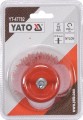 YATO SZCZOTKA TARCZOWA Z TRZPIENIEM 75MM NYLON YT-47782