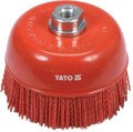 YATO SZCZOTKA TARCZOWA 125MM M14 NYLON RED YT-47787
