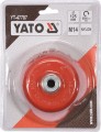 YATO SZCZOTKA TARCZOWA 125MM M14 NYLON RED YT-47787