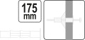YATO ZACISKARKA DO KOŁKÓW MOLLY L-175 MM YT-51452