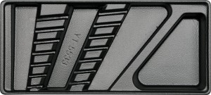 YATO WKŁAD DO SZUFLADY NA KLUCZE OCZKOWE ODGIĘTE DLA YT-5533 PUSTY YT-55331