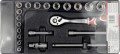YATO  WKŁADKA DO SZUFLADY ZESTAW 3/8" 22 CZ. YT-5542
