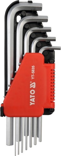 YATO KLUCZE IMBUSOWE HEX ZESTAW 12 SZTUK YT-5835