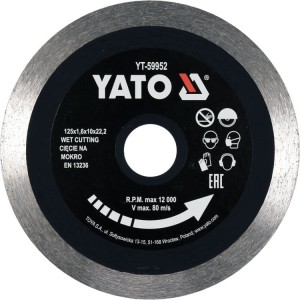 YATO TARCZA CIĄGŁA DO CERAMIKI 125MM YT-59952