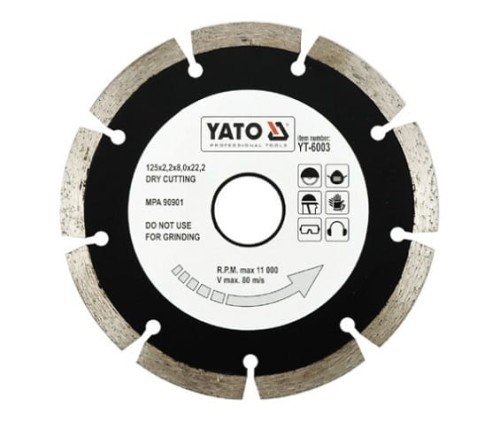 YATO TARCZA DIAMENTOWA SEGMENTOWA 125MM YT-6003