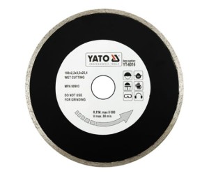YATO TARCZA DIAMENTOWA SEGMENT CIĄGŁY 180X25,4MM YT-6016