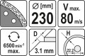 YATO TARCZA DIAMENTOWA SEGMENT TURBO 230MM YT-6025