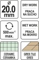 YATO WIERTŁO DO GRESU 20MM YT-60428