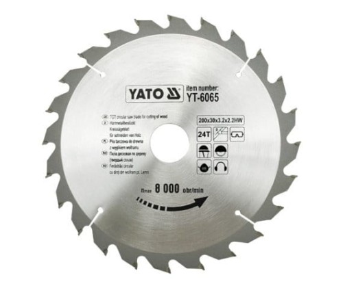 YATO TARCZA WIDIOWA 200X24TX30 MM YT-6065