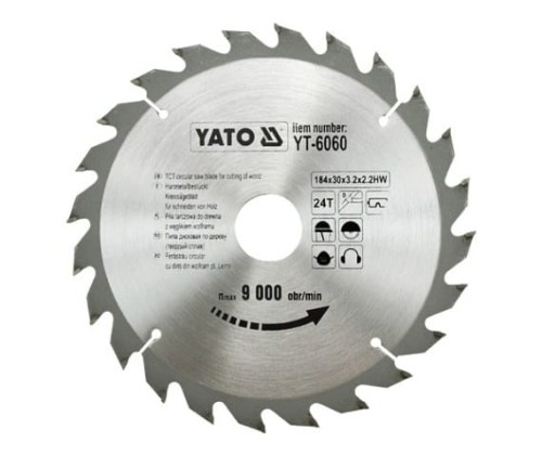 YATO  300x24x30MM  PIŁA TARCZOWA Z WĘGLIKIEM YT-6075