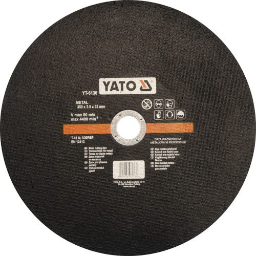 YATO TARCZA DO CIĘCIA METALU 350X3.5X32MM YT-6136