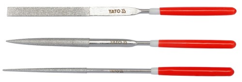 YATO ZESTAW PILNIKÓW DIAMENTOWYCH IGLAKÓW 3X140X50MM 3 SZTUKI YT-6143