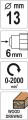 YATO FREZ TRZPIENIOWY DO DREWNA 13MM NA WIERTARKĘ YT-61704