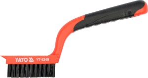 YATO SZCZOTKA NYLONOWA 5 RZĘDÓW RĘKOJEŚĆ PLASTIKOWA YT-6349