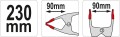 YATO ŚCISK SPRĘŻYNOWY METALOWY L- 230 MM YT-64278