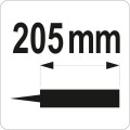 YATO WYCISKACZ PODWÓJNY DO MAS GĘSTYCH L-205 MM YT-67573