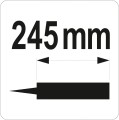 YATO WYCISKACZ PODWÓJNY DO MAS GĘSTYCH L-245 MM YT-67574
