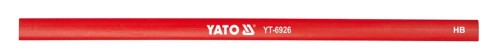 YATO OŁÓWEK STOLARSKI BUDOWLANY CZERWONY HB 144 SZT. YT-6926
