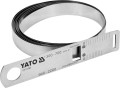 YATO STALOWA TAŚMA DO POMIARU ŚREDNICY I OBWODU 940-2200/0,1 MM NIERDZEWNA YT-71701