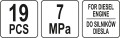 YATO MIERNIK CIŚNIENIA SPRĘŻANIA DIESEL YT-73072