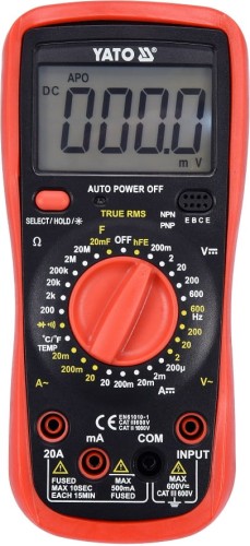 YATO WIELOFUNKCYJNY MIERNIK CYFROWY TRUE RMS YT-73083