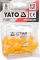 YATO ZATYCZKI DO USZU SILIKONOWE SNR 22DB 5 PAR YT-7455