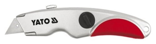 YATO NOŻYK Z OSTRZEM TRAPEZOWYM + OSTRZA ZAPASOWE YT-7520