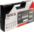 YATO  ZESTAW KLUCZY TRZPIENIOWYCH TORX 18 SZT. 1/4"+1/2" YT-7751