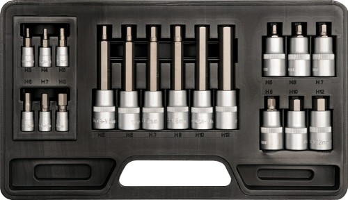 YATO ZESTAW KLUCZY TRZPIENIOWYCH HEX 18 CZ. YT-7752
