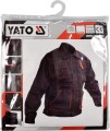 YATO ROZ. M BLUZA ROBOCZA GRANATOWA Z POMARAŃCZOWYMI WSTAWKAMI YT-80396