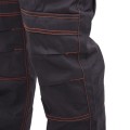 YATO ROZ. L/XL SPODNIE ROBOCZE GRANATOWE Z POMARAŃCZOWYMI WSTAWKAMI YT-80404