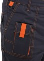 YATO ROZ. L/XL SPODNIE KRÓTKIE GRANATOWO-POMARAŃCZOWE YT-80927
