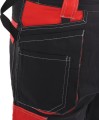 YATO ROZ. XL SPODNIE KRÓTKIE CZARNO-CZERWONE YT-80934