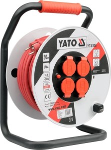 YATO 30M PRZEDŁUŻACZ NA BĘBNIE PLASTIKOWYM PRZEWÓD 3x2,5MM2 YT-8106 - DARMOWA WYSYŁKA
