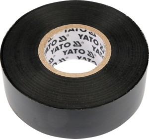 YATO TAŚMA ELEKTROIZOLACYJNA 12MMx10Mx0,13MM CZARNA YT-8152
