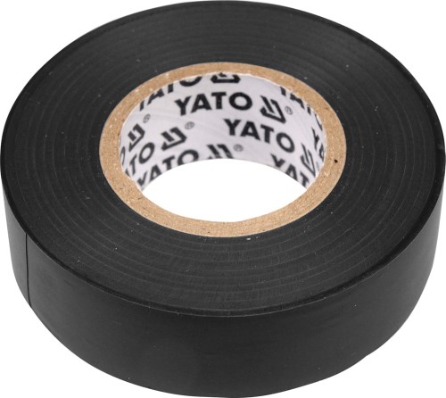 YATO TAŚMA ELEKTROIZOLACYJNA 15MMx20Mx0,13MM CZARNA YT-8159