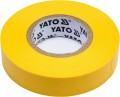 YATO TAŚMA ELEKTROIZOLACYJNA 15MMx20Mx0.13MM ŻÓŁTA YT-81594