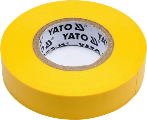 YATO TAŚMA ELEKTROIZOLACYJNA 15MMx20Mx0.13MM ŻÓŁTA YT-81594